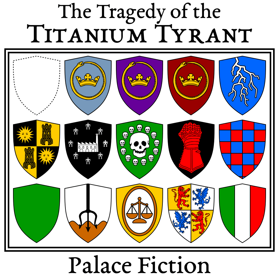 roll of arms with title